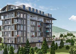 Квартира 1+1 в комплексе на первой линии 