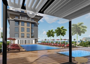 Квартира 1+1 в комплексе на первой линии 