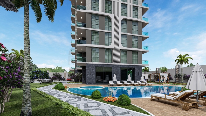 Пентхаус планировкой 2+1 в районе Махмутлар