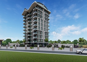 Пентхаус планировкой 2+1 в районе Махмутлар