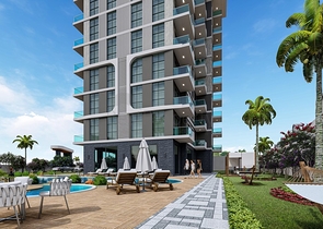 Пентхаус планировкой 2+1 в районе Махмутлар