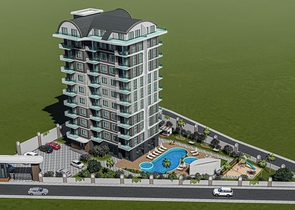 Пентхаус планировкой 2+1 в районе Махмутлар