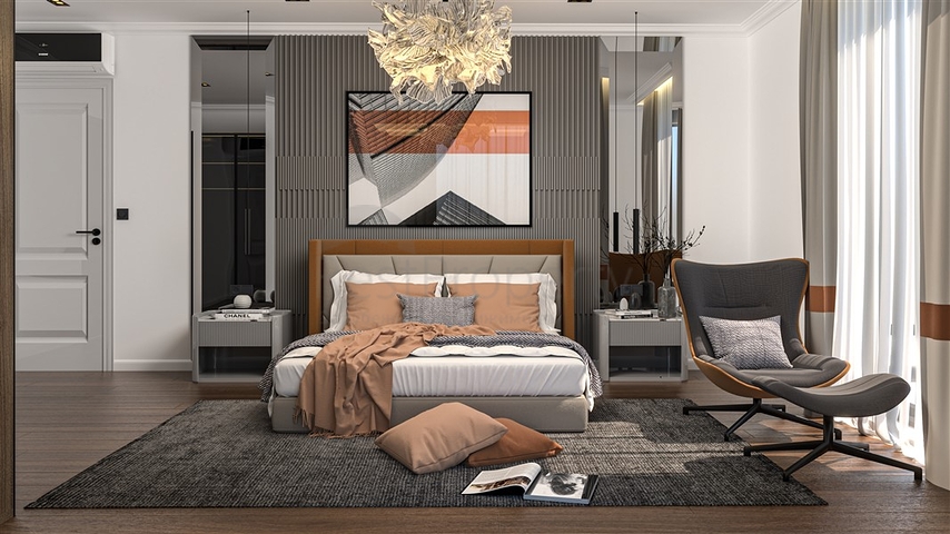 Премиальный комплекс апартаментов и вилл в районе Каргыджак 