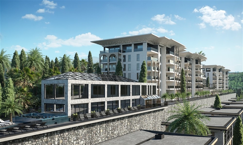 Премиальный комплекс апартаментов и вилл в районе Каргыджак 