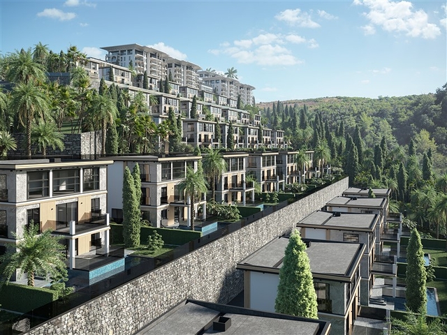 Премиальный комплекс апартаментов и вилл в районе Каргыджак 