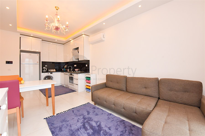 Квартира планировкой 1+1 в районе Махмутлар