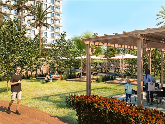 Квартира 1+1 в районе Махмутлар