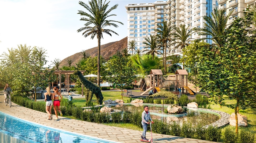 Квартира 1+1 в районе Махмутлар