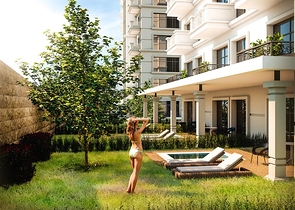 Квартира 1+1 в районе Махмутлар