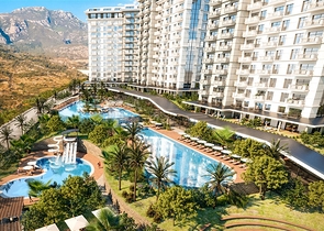 Квартира 1+1 в районе Махмутлар