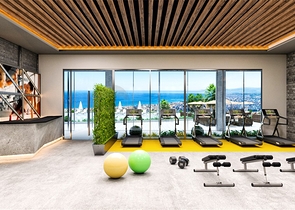 Квартира 1+1 в районе Махмутлар