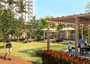 Квартира 1+1 в районе Махмутлар