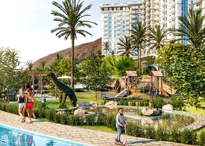 Квартира 1+1 в районе Махмутлар