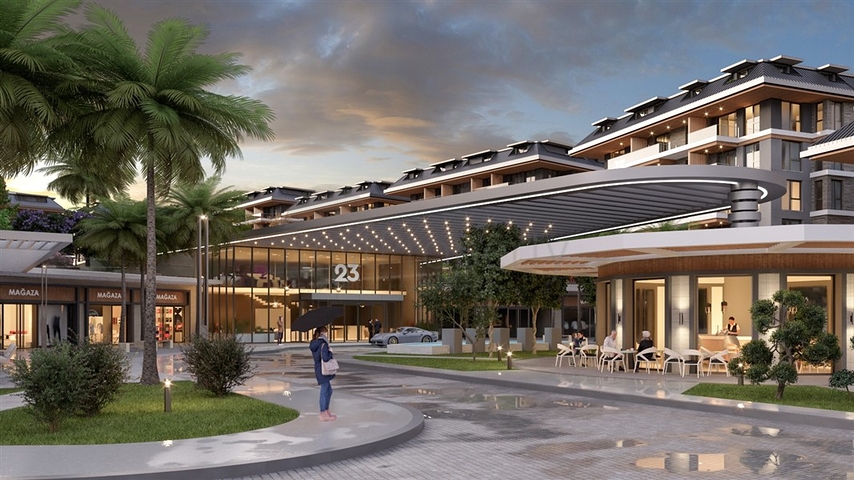 Комплекс премиум класса с отельной инфраструктурой в районе Оба