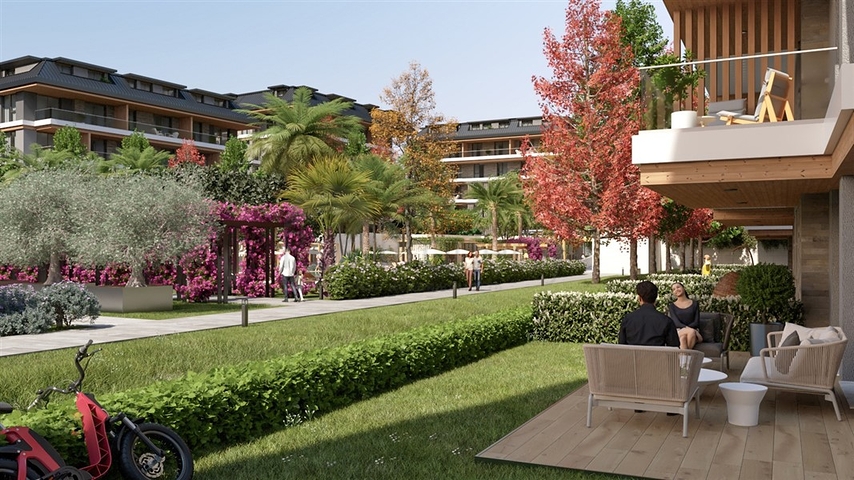 Комплекс премиум класса с отельной инфраструктурой в районе Оба