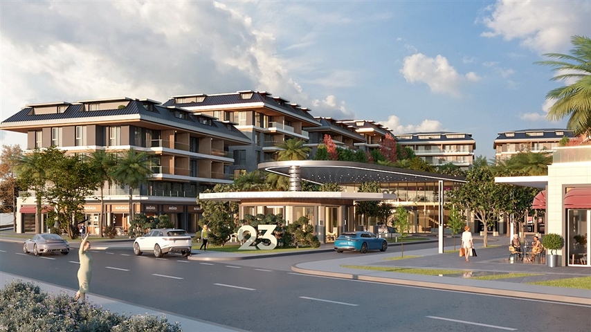 Комплекс премиум класса с отельной инфраструктурой в районе Оба