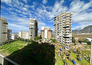 Квартира планировкой 1+1 в строящемся доме в районе Махмутлар