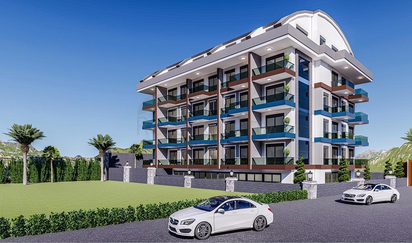 1+1 в строящемся комплексе в районе Махмутлар