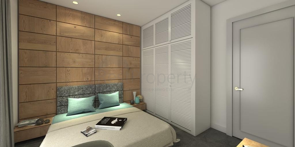 1+1 в строящемся комплексе в районе Махмутлар