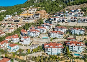 Пентхаус 3+1 с потрясающим видом на море в живописном районе Бекташ