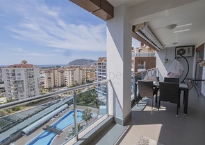 Пентхаус 3+1 с видом на море в районе Джикджилли