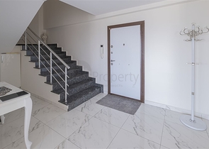 Пентхаус 3+1 с видом на море в районе Джикджилли