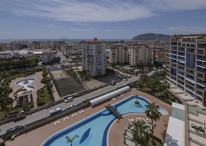 Пентхаус 3+1 с видом на море в районе Джикджилли