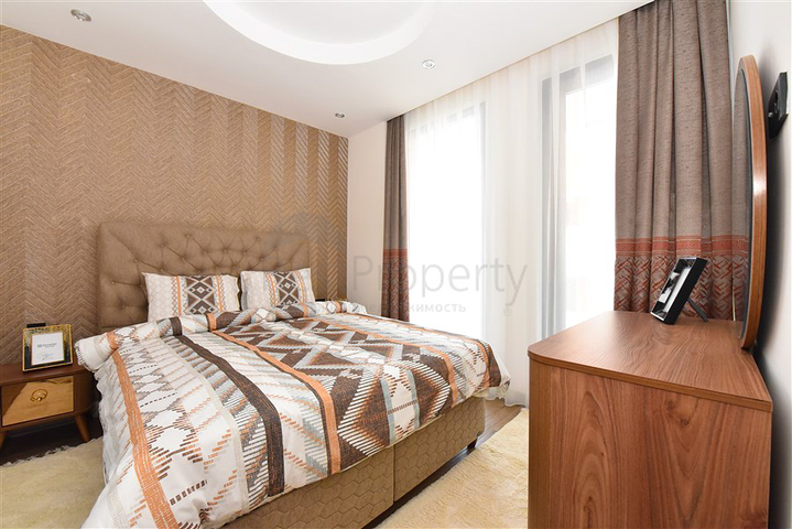 Квартира 1+1 на первой линии в комплексе с инфраструктурой в районе Оба