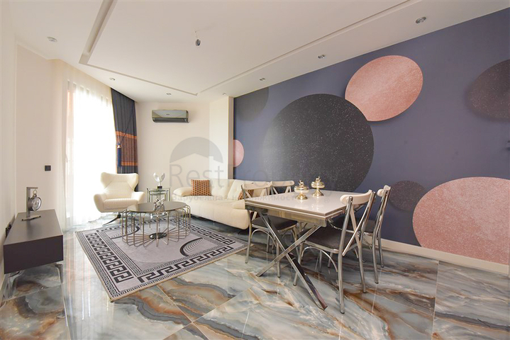 Квартира 1+1 на первой линии в комплексе с инфраструктурой в районе Оба