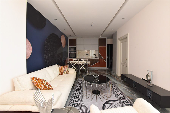 Квартира 1+1 на первой линии в комплексе с инфраструктурой в районе Оба