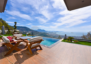 Вилла 4+1 с панорамным видом на море 