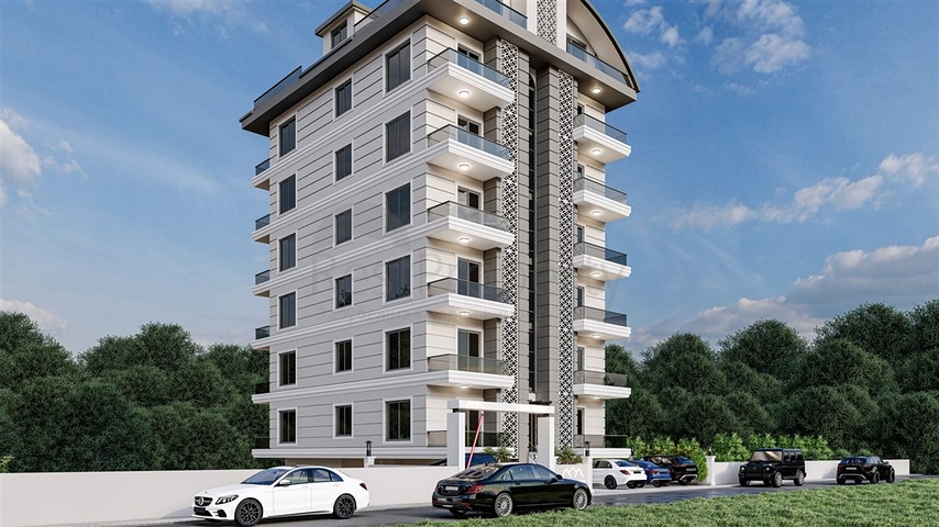 Новый строящийся проект в районе Махмутлар