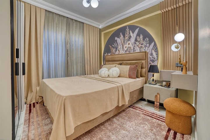 Пентхаус 3+1 с видом на море в центре Алании