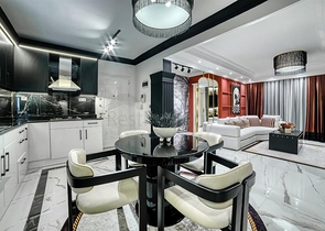 Пентхаус 3+1 с видом на море в центре Алании