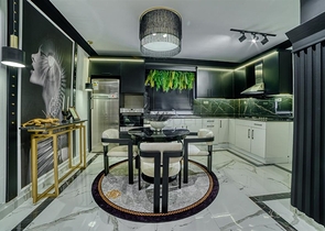 Пентхаус 3+1 с видом на море в центре Алании