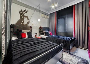 Пентхаус 3+1 с видом на море в центре Алании