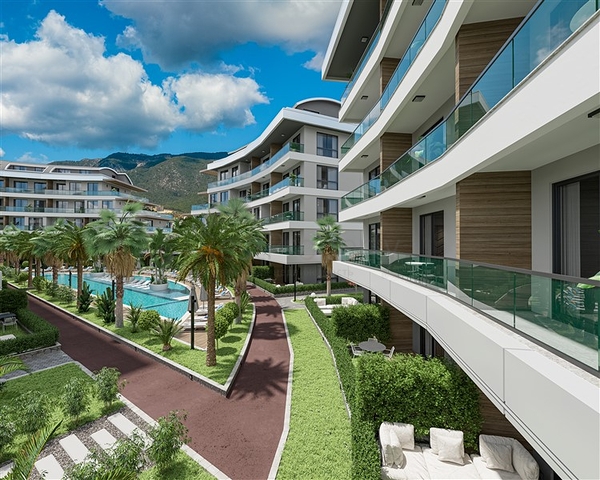 Жилой комплекс с инфраструктурой в районе Оба