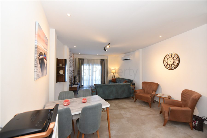 Меблированная квартира планировкой 1+1 в районе Каргыджак