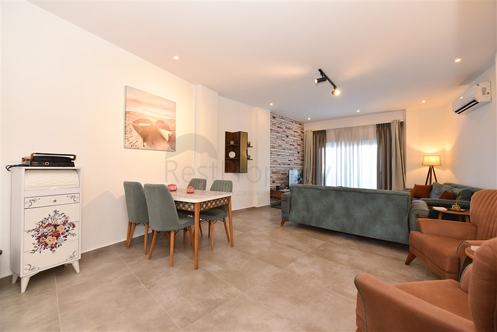 Меблированная квартира планировкой 1+1 в районе Каргыджак