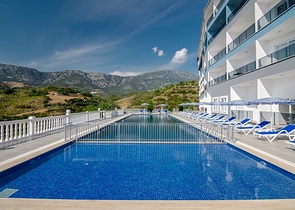 Меблированная квартира планировкой 1+1 в районе Каргыджак