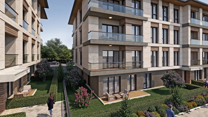 Инвестиционный проект на стадии строительства в районе Бейликдюзю 