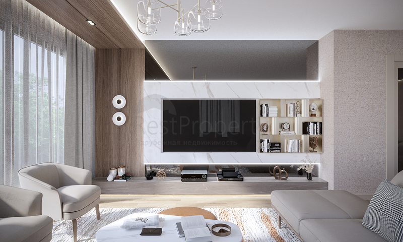 Инвестиционный проект на стадии строительства в районе Бейликдюзю 