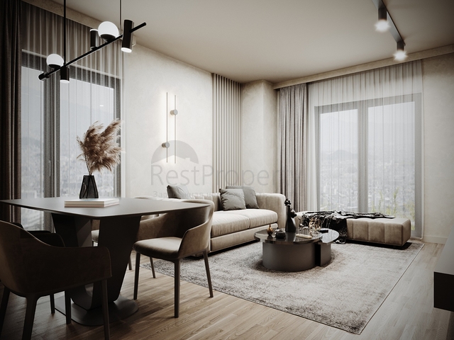 Современные жилой комплекс на стадии строительства в новом бизнес районе Кадыкёй