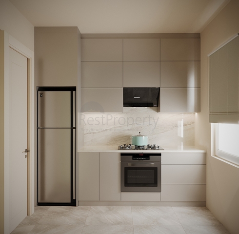 Современные жилой комплекс на стадии строительства в новом бизнес районе Кадыкёй