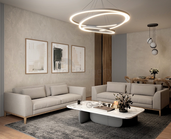 Современные жилой комплекс на стадии строительства в новом бизнес районе Кадыкёй