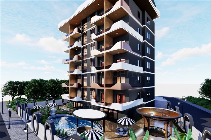 Новый строящийся проект в районе Махмутлар