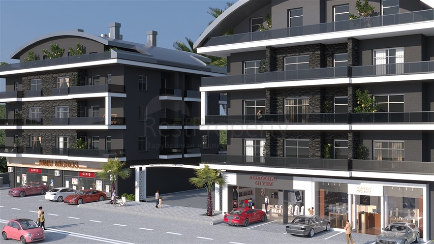 Новый проект в районе Оба рядом с частными школами