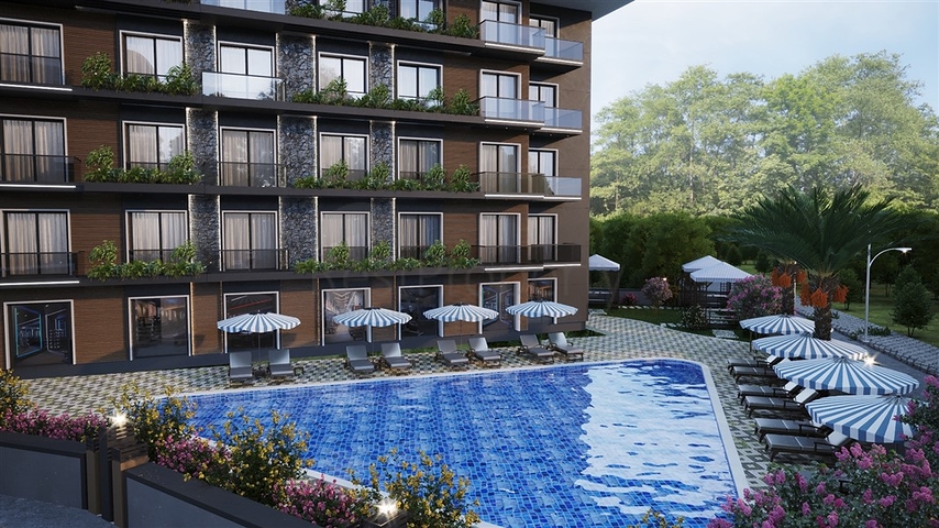 Новый жилой комплекс в районе Оба