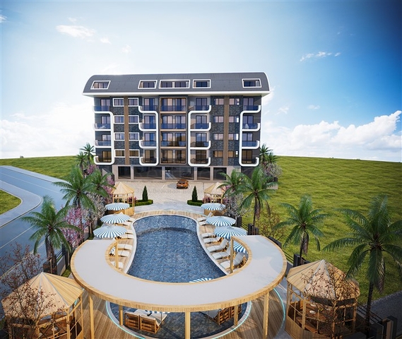 Апартаменты в стильном и уютном комплексе в Оба