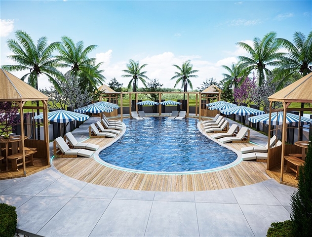 Апартаменты в стильном и уютном комплексе в Оба